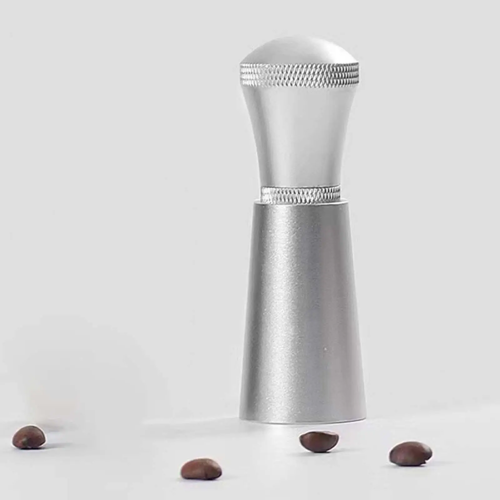 Espresso Distribution Tool Aluminum Coffee Distributor Pin with Stand Coffee Distributor Hand Pin Type for Bar Barista