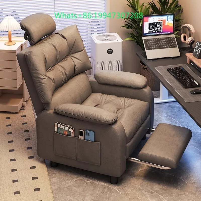

Modern Minimalist Fabric Gaming Sofa Adjustable with Cushion &Waterproof Fabric,Load Capacity for Home Office,OEKO-TEX Certified