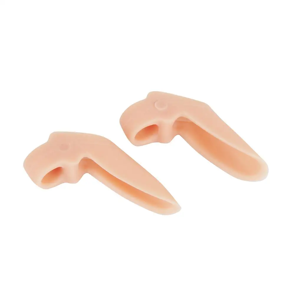 Silicone Toe Separator for Hallux Valgus - 1 Pair, Bunion Corrector, Foot Finger Protector, Ideal for Pedicures