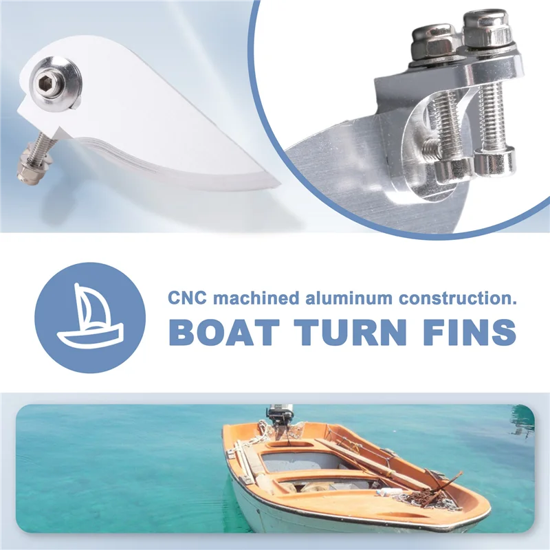 Płetwy skrętne do modelu łodzi ABJL-Rc, regulowane aluminiowe ostrza wodne do Feilun Ft012, tuning