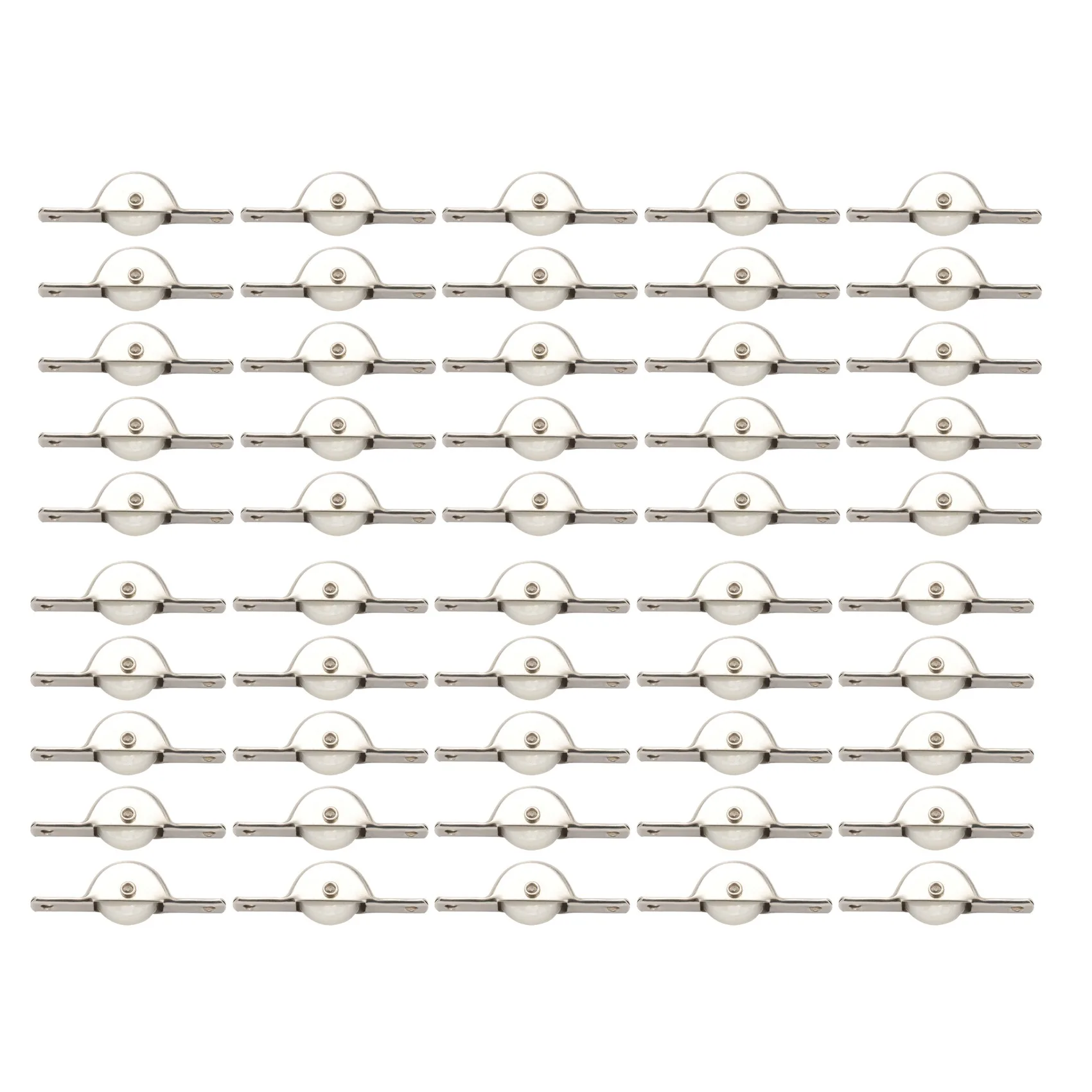 

AT29-50Pcs Door Window Cupboard Drawer Bin Single Nylon Sliding Roller Pulley Wheel