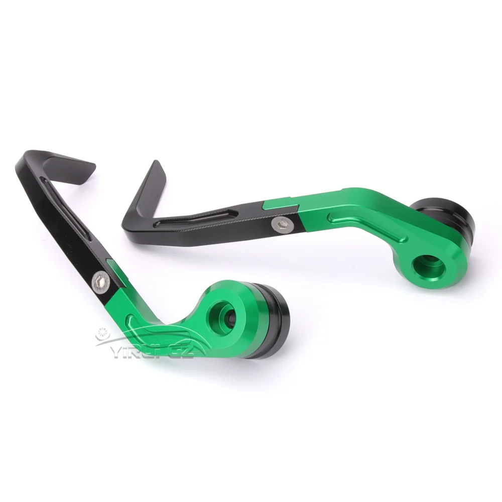 Uniwersalny ochraniacz dźwigni hamulca motocyklowego CNC z aluminium, uniwersalny na kierownicę 7/8 cala, pasuje do Kawasaki Ninja 400, Ninja 500, 650