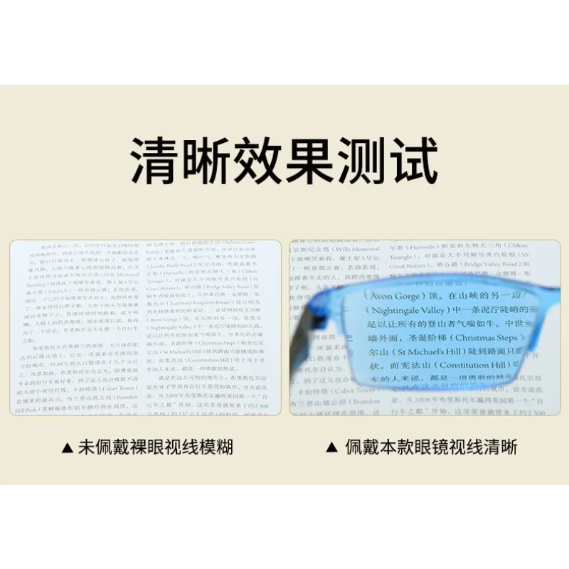 

Personalized Trendy High-definition Anti Blue Light Reading Glasses with Anti Radiation UV Multi Focus for Elderly People