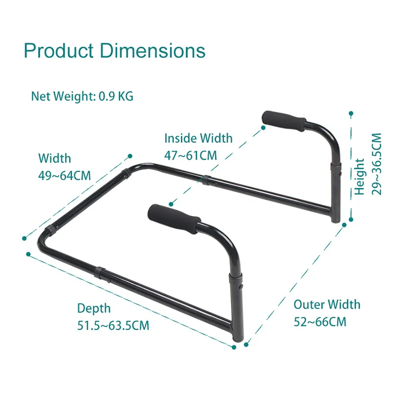 Sofa Armrest Aluminum Alloy The Elderly Sofa Standing Auxiliary Armrest Stand Up Handle Railing image 3