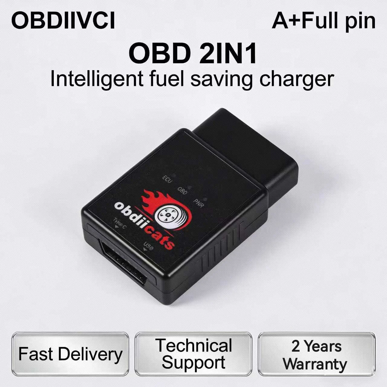 

obdiicats OBD 2IN1 Fuel Saving With Fast Charger Chip Tuning Box For Benzine &Diesel Cars Increase Power Upgraded From HK-V3