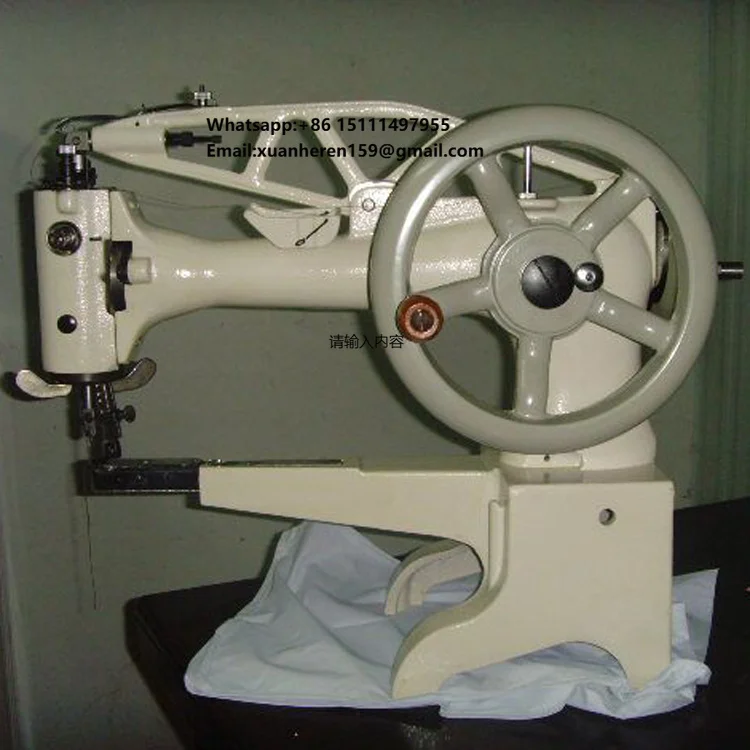Heavy Duty Cylinder Bed Shoe Repair Industrial Leather Sewing Machine Short / Long Arm