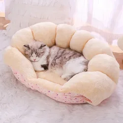 Cats Beds for Winter Goods Accessories Warm House Bed All Houses Dog Mat Basket Pet Products Habitats Puppy Kitten Supplies