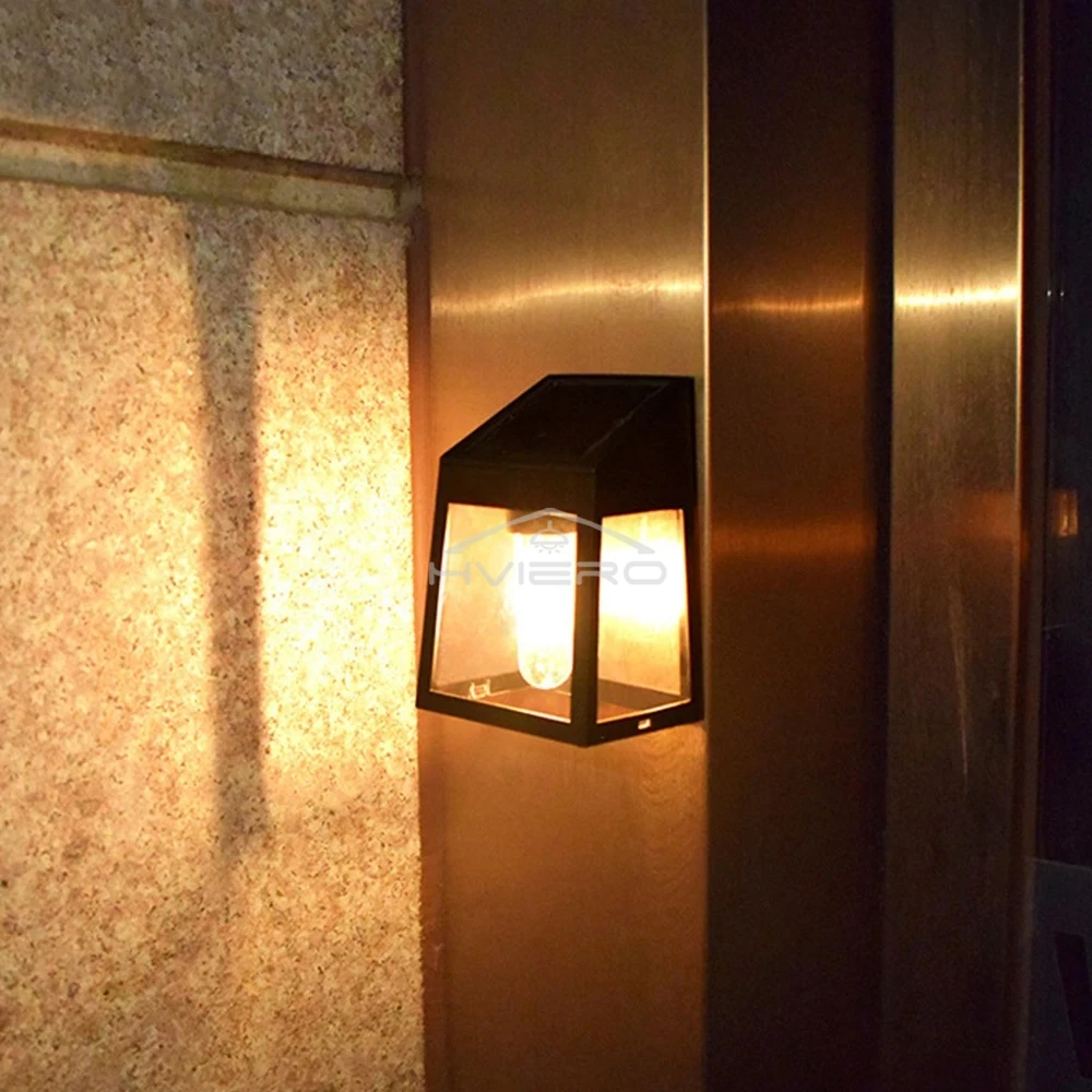 Solar Tungsten Wire Wall Light Lamps LED Bulbs Induction Waterproof For Home Outdoor Garden Courtyard Decoration Night Lighting