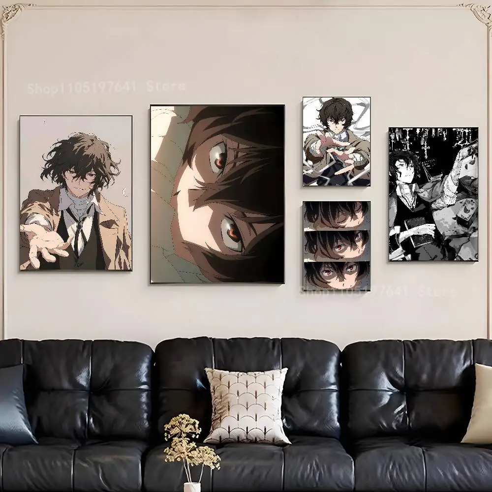 Anime  O-Osamu Dazaies Poster Multi-Purpose Wall Art for Living Room Bedroom Office Hallway Bar Home Decor Gift