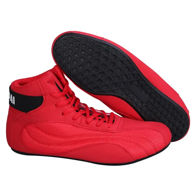 Best Selling Gym Training Shoes Men Women Breathable Boxing Sport Shoe for Unisex Comfortable Couples Wrestling Sneakers
