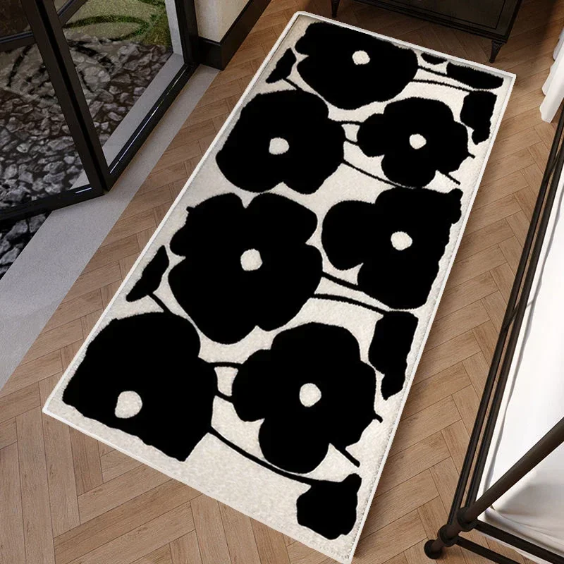 

Французский минимализм, очень большой нескользящий ковер для гостиной, спальни, прикроватный напольный коврик, домашний декор