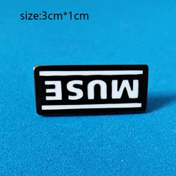 Muse Rock Band Logo Badge Brooch Accessories Music-themed Pins Clothing Bag decorations Holiday gift