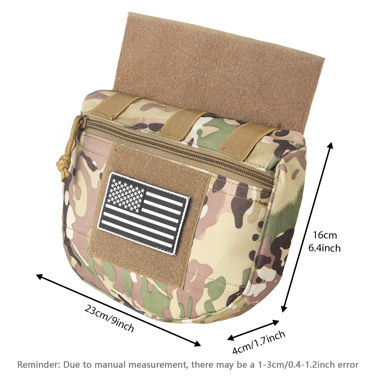 Outdoor sports vest expansion small bag waist bag MOLLE accessory tool small hanging bag portable multifunctional small bag