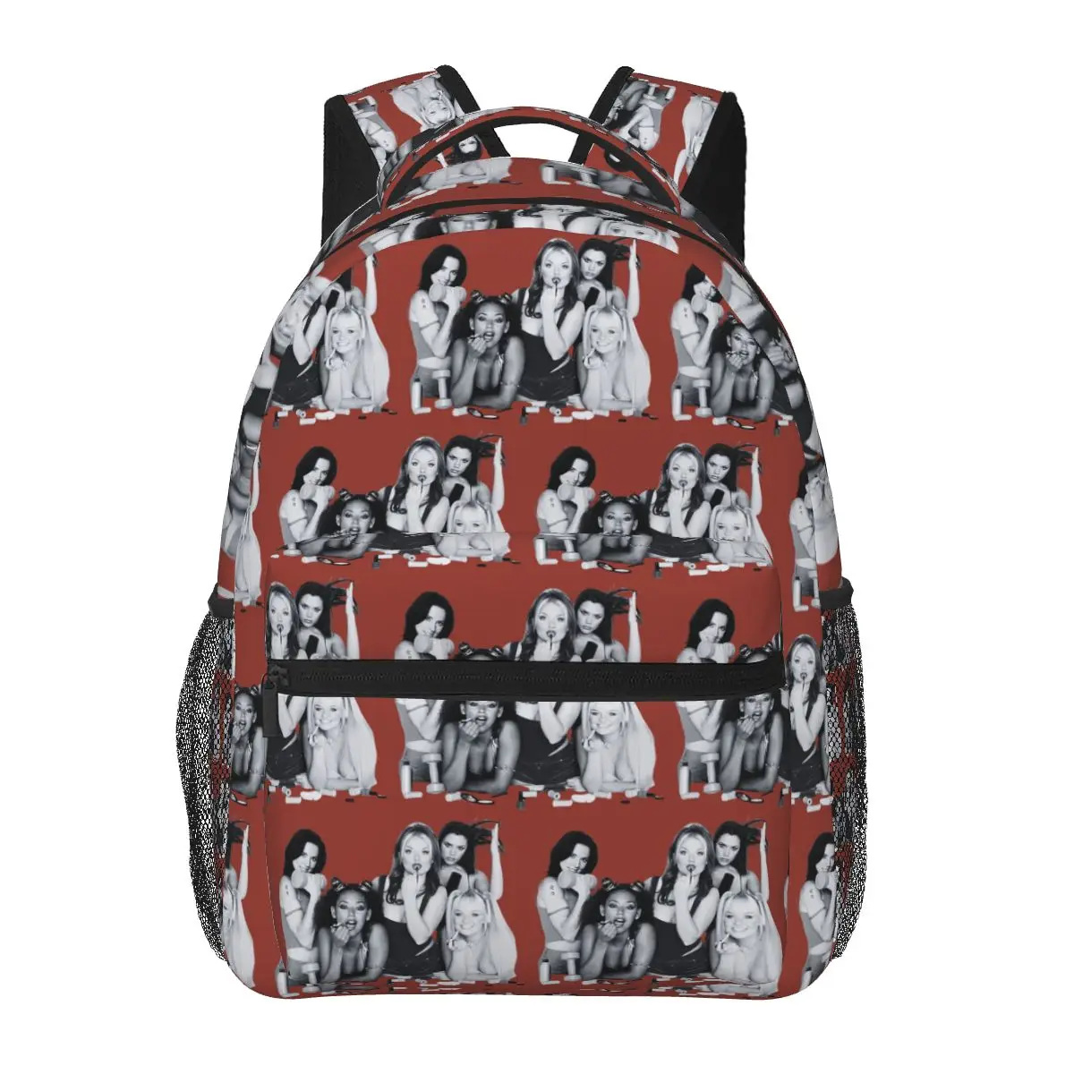

Spice Girls Pop Girl Band 90S Classic Student Backpack School Bag Hiking Daypack for Men Women Fashion Bookbag Shoulder Bags