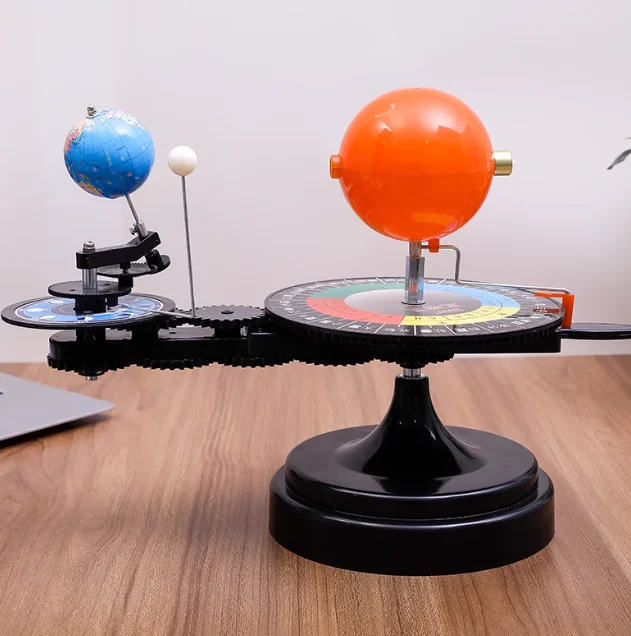 

Sun-Earth-Moon Orbital Model - Electric/Manual Three-Ball Planetarium for Geography & Astronomy Teaching