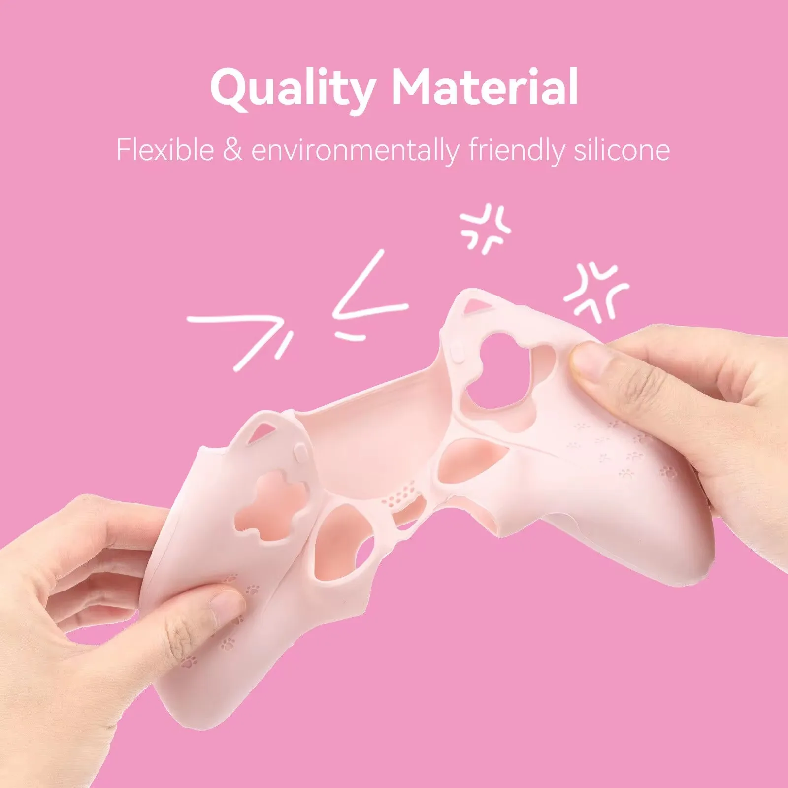 GeekShare-funda de silicona para mando de PS5, bonita cubierta de agarre para el pulgar, juego Stiker para Playstation 5, accesorio para Gamepad