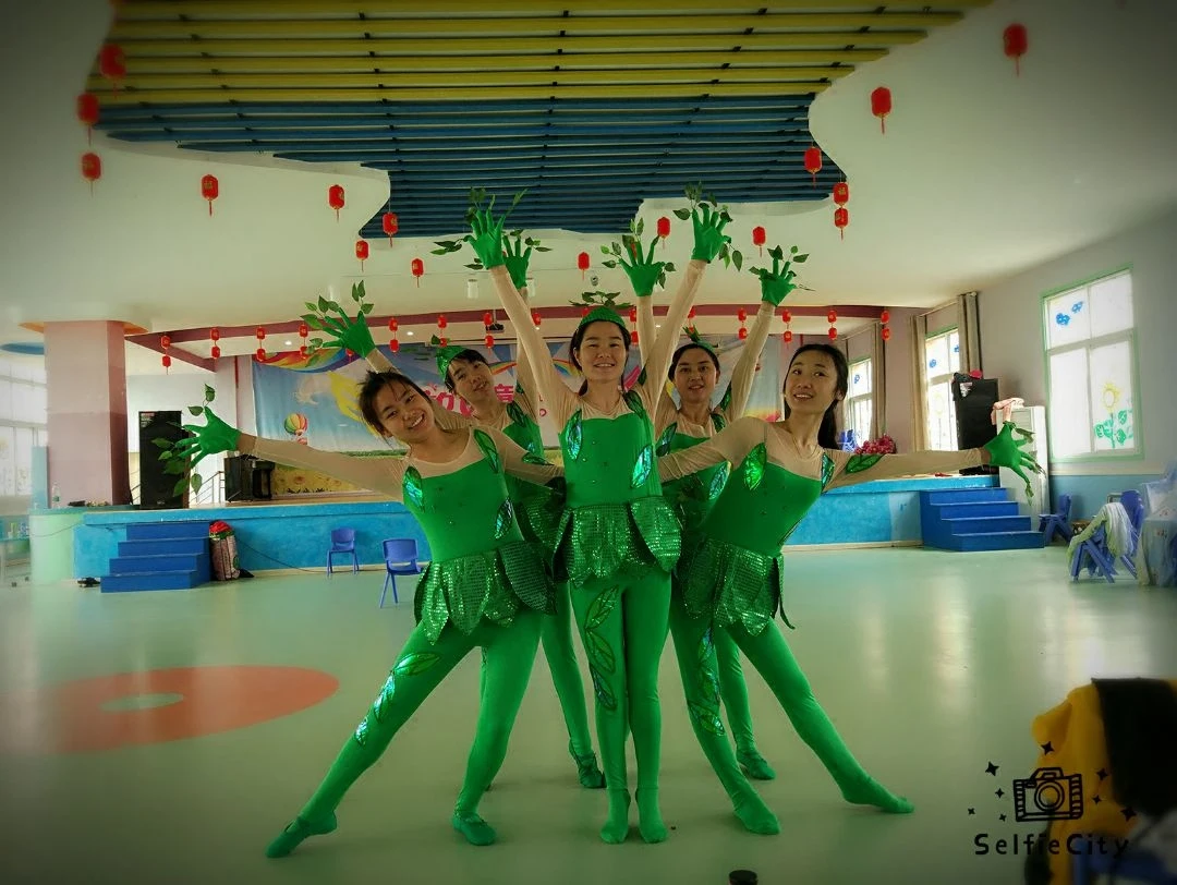 Disfraces de árbol pequeño, trajes de baile de árbol grande, hojas de árbol para niños, actuación de una pieza, nueva ropa de baile para niños