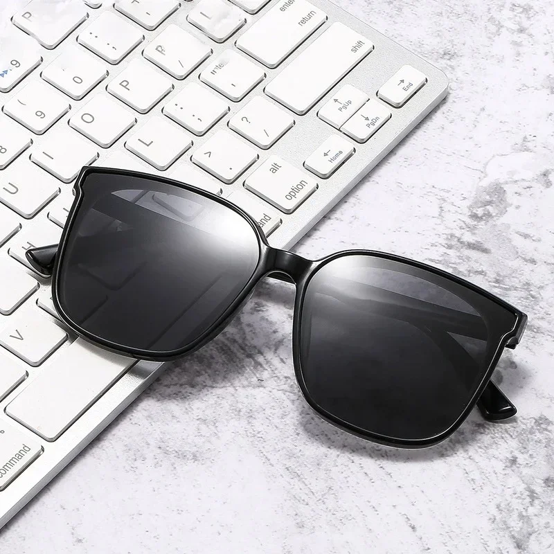 Men Women Cat Eye Oversized Polarized Sunglasses New Trend Myopia Black Eyewear Prescription UV400 Sun Glasses with Diopter