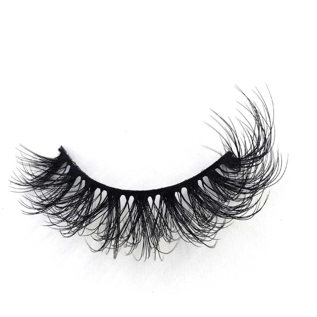 HBZGTLAD 7 pestañas dobles naturales largas para vacaciones pestañas suaves y esponjosas cruzadas Manga pestañas naturales extensión de pestañas maquillaje