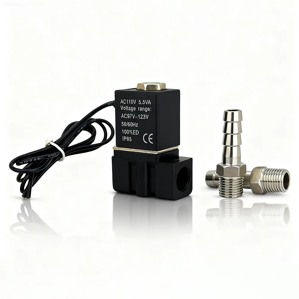 DC12/24V AC110/220V Normally Closed 1/4