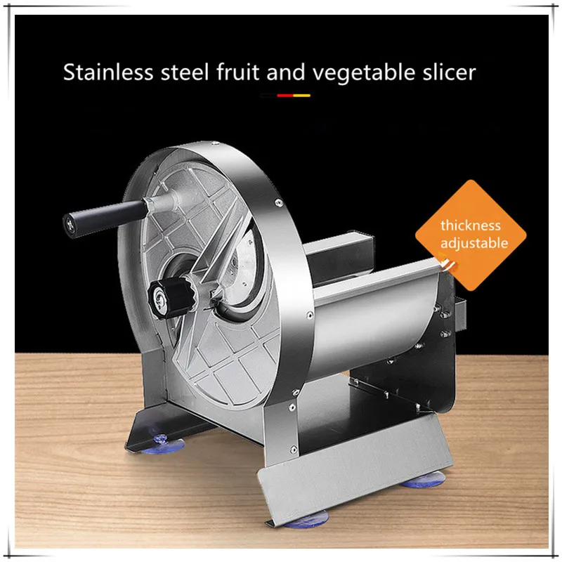 Lemon slicer Commercial potato chips manual slicer multi-functional fruit and vegetable milk tea shop fruit slicer