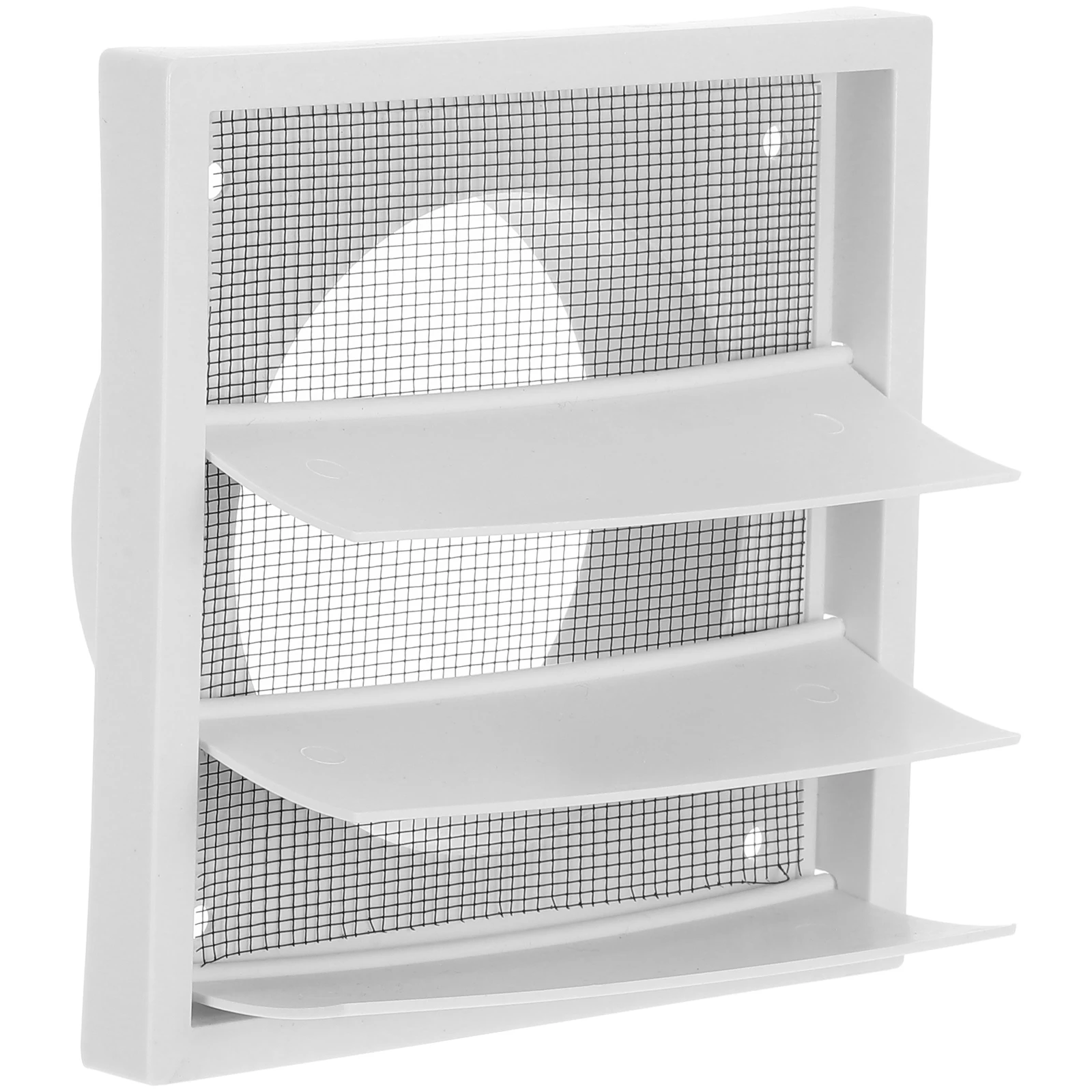 غطاء فتحة تهوية مقاوم للمطر والرياح، منحرف تهوية أرضية مربعة، مصراع قناة تثبيت على الحائط متين للمجفف