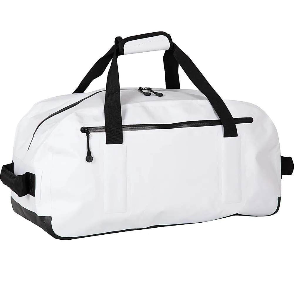 LE CITY custom logo pvc tpu waterproof white 30l wholesale stylish duffel bags for travel outdoor