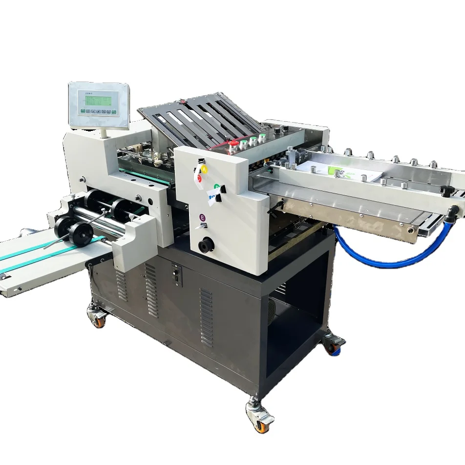 Fully Automatic Paper Folding Machine for Brochure Magazine Z Cardboard Tshirt