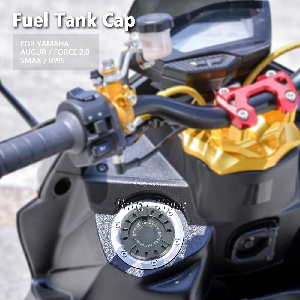 For Yamaha FORCE 2.0 AUGUR Augur BWS SMAX New 5 colors Motorcycle Aluminium Fuel Tank Cap Accessories Fuel Tank Oil Filler Cover