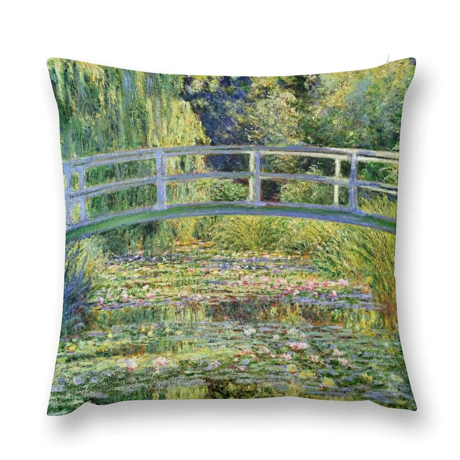 

The Water-Lily Pond by Monet Throw Pillow Christmas Covers Sofa Cushions Cover pillow