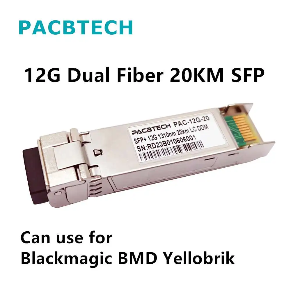 3G/12G SDI sfp модуль VIDEO SFP with SDI Function 20KM, SM LC Connector 1310nm Dual /single Fiber Transceiver