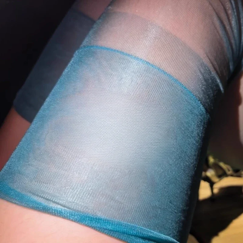 Damen 8 Farben 5D Ultradünne Reine Nylon Nicht-Elastische Lange Strümpfe Transparente Fußförmige Overknee-Strümpfe Sexy Verführung – Detail 8