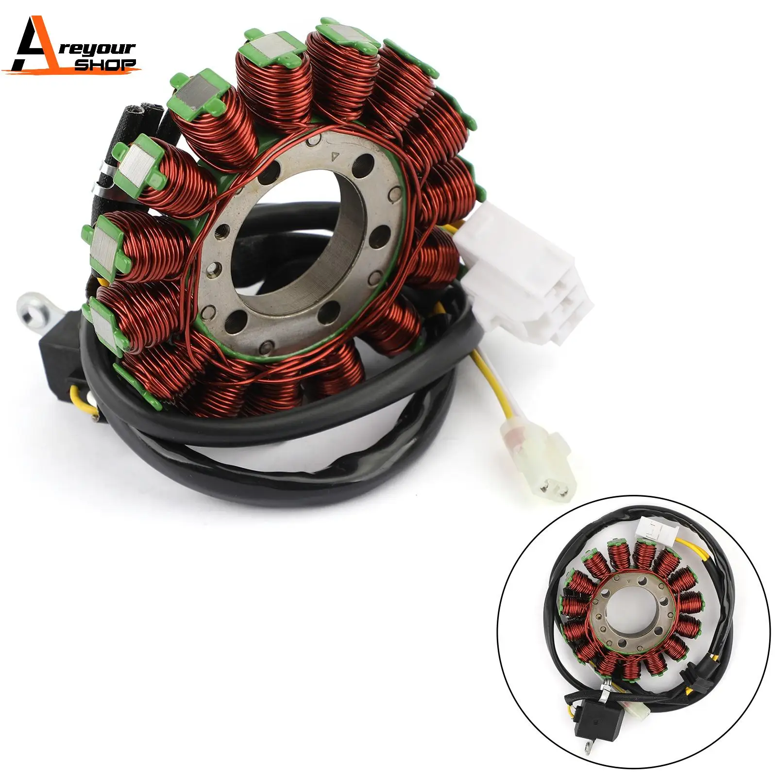 

Areyourshop Magneto Generator Engine Stator Coil Fit for Honda CBR 1000 RR ABS 2009 CBR1000RR Repl 31120-MFL-D01 Motor Parts