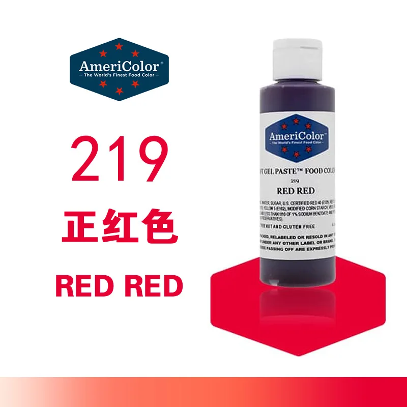 NONE 128 g wasserbasiertes Americanolor American Baked Cake Cream Piping Coloring Cake Baking Dekorationszubehör 9