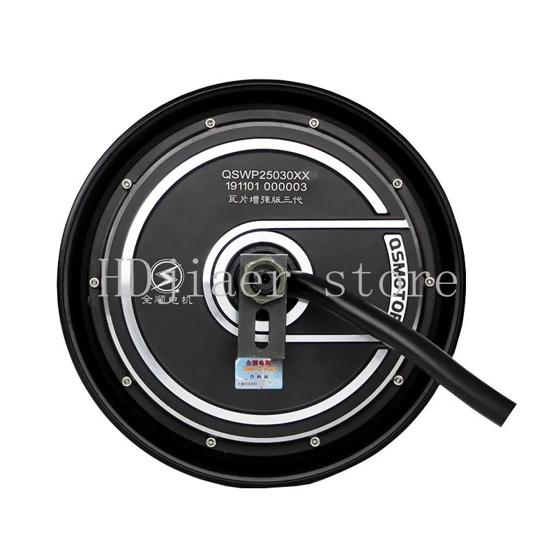 

Quanshun third-generation tile enhanced version motor 10 inch 2500W 3500W high-speed 60V 72V electric motorcycle rear wheel