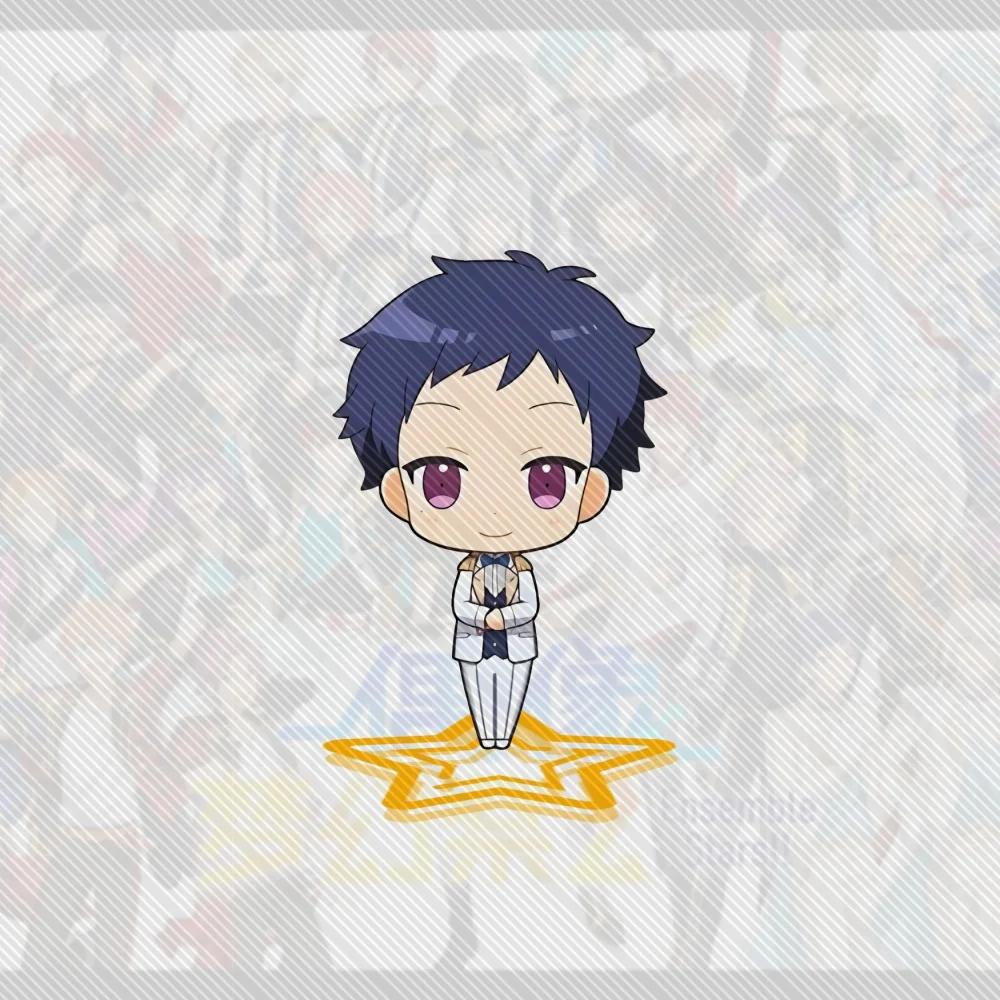 Spiel Ensemble Stars!! 10CM Acryl Stand Modell Schreibtisch Dekor Cosplay Charaktere Ornament Zubehör Gute Weihnachtsgeschenke