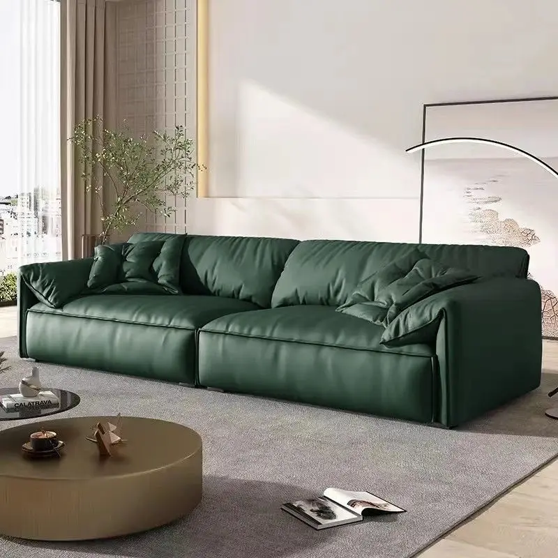 

minimalist living room small apartment sofa leave-in technology cloth ears modern simple sofa