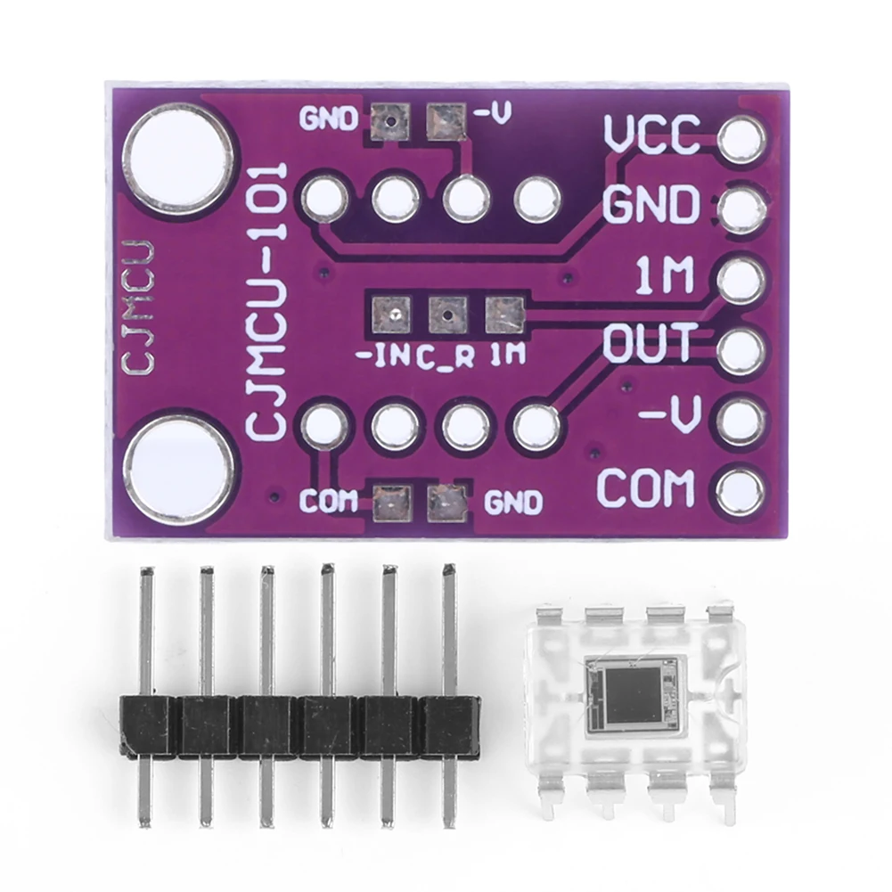 OPT101 ضوء التناظرية وحدة استشعار شدة الضوء رقاقة واحدة الكهروضوئية ديود التناظرية وحدة استشعار الضوء 14 كيلو هرتز CJMCU-101 #2