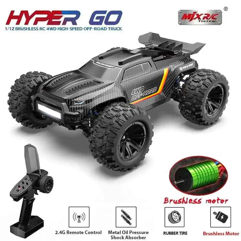 

Hyper Go MJX 12212 1/12 4WD RC Car 58KM/H Brushless RC Racing Car 2.4G Remote Control Cars Off-Road Speed RC Cars Truck Toys
