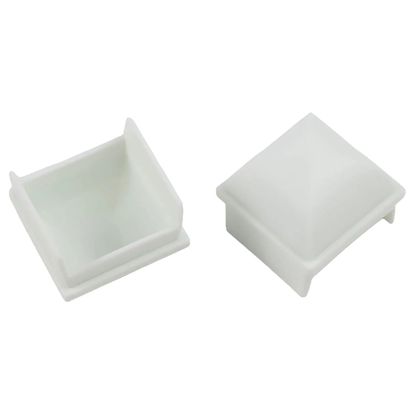 Protective Fence Post Covers for Above Ground Pools Fits Hollow Square Posts Measuring 1 5 Inch by 1 5 Inch Made from PP Plastic