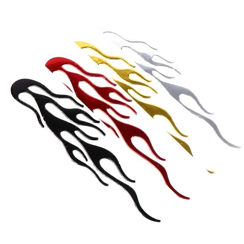 

3D stereoscopic personalized car stickers, PVC flame electric bike stickers for car and motorcycle modification