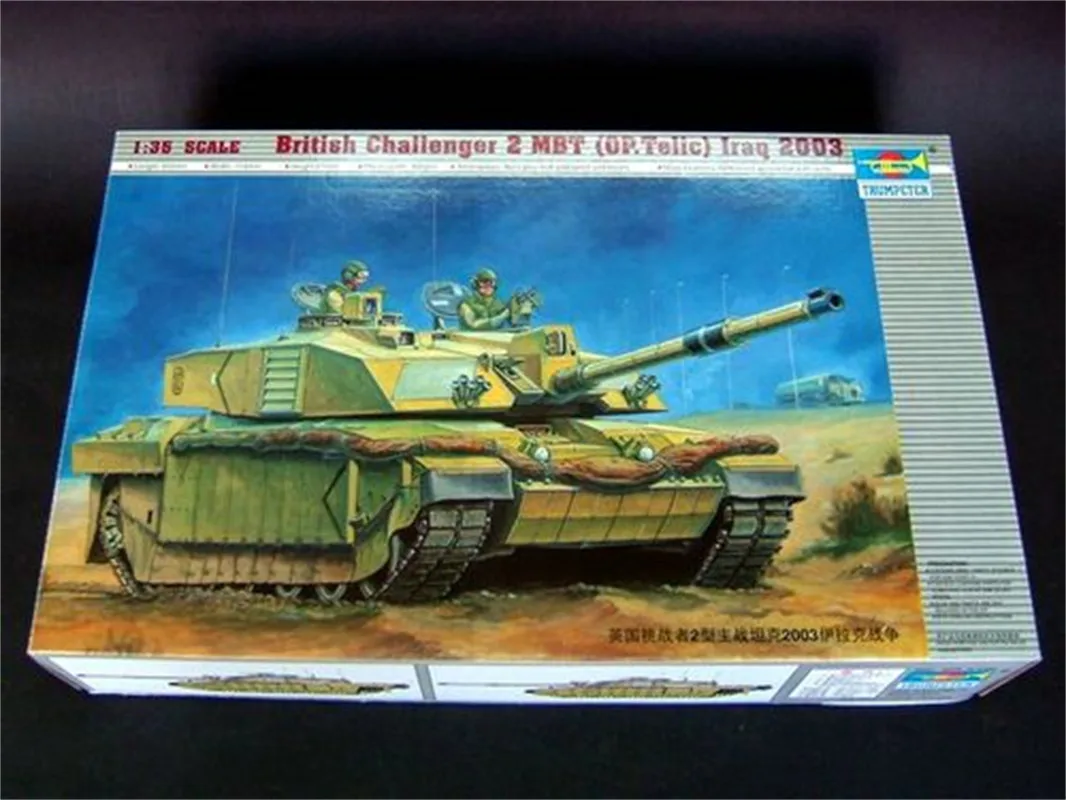

Трубач в масштабе 1/35 British Challenger 2 MBT (OP. Телек) Ирак 2003, танк, военная пластиковая сборная модель # 00323