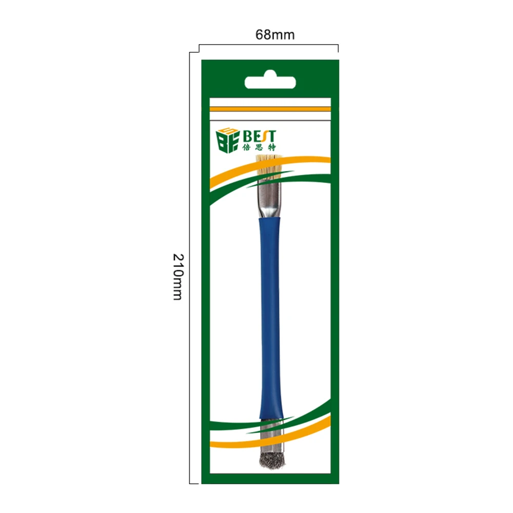 정전기 방지 브러시 더블 헤드 ESD 안전 마더보드 청소 브러시, 휴대폰 PCB 전자 수리 도구, 1 개