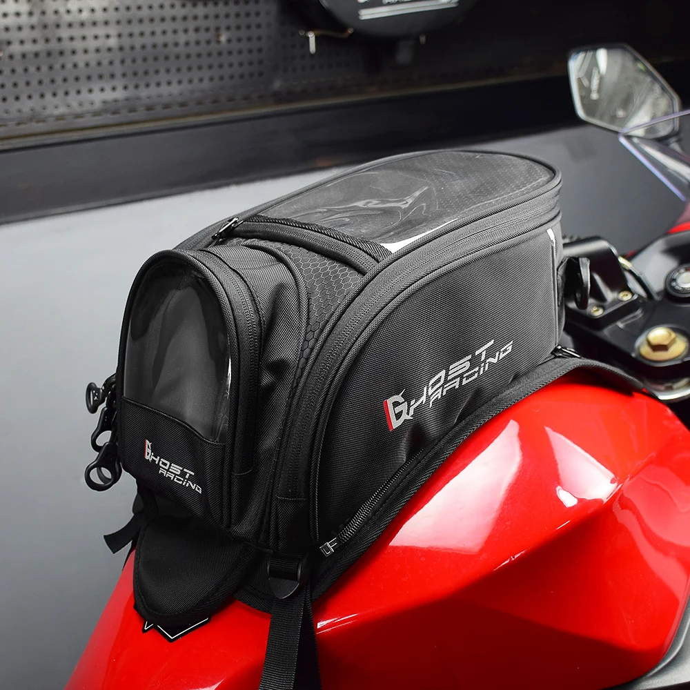 

Motorcycle Tank Bag Decorative Backpack Motocross Fuel Tank Waterproof Locomotive Rear Seat Bag Rider Motorbike Equipments