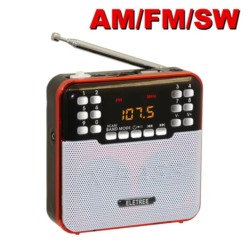 HN-S510 Promotion Portable Mini Rechargeable Hd Receiver Transistor Speakers Digitales Am Fm Sw Radios
