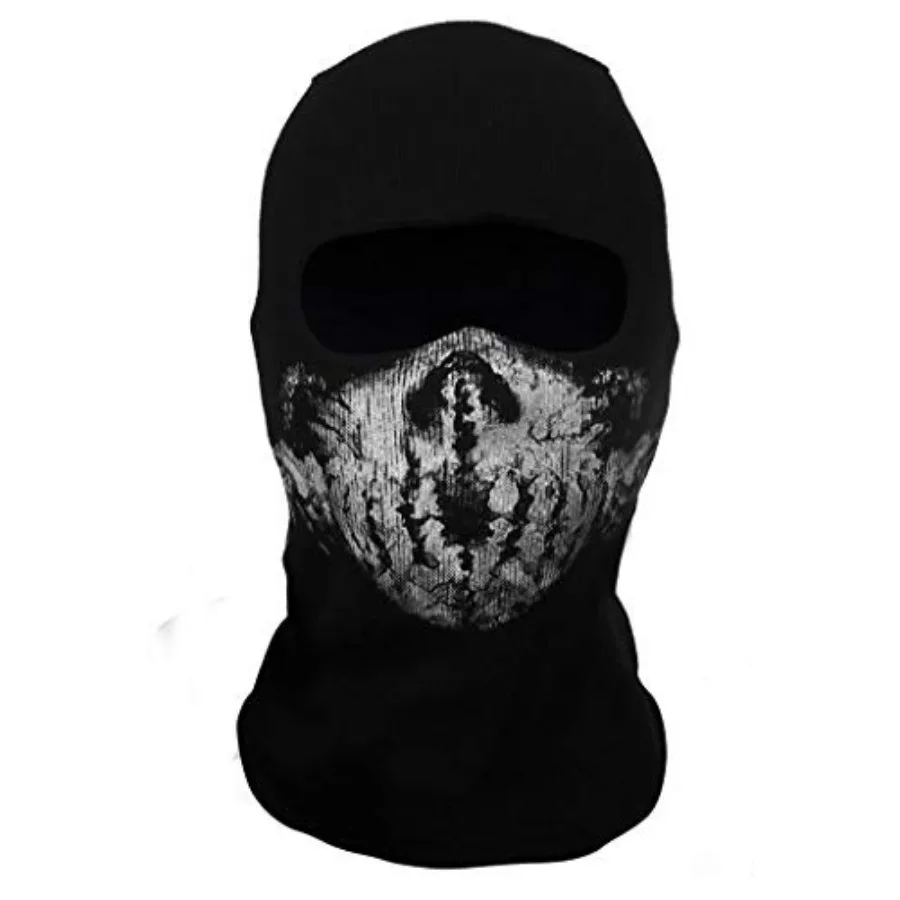 

Surprise Mask Skull for Ghost Motorcycle Mask Face Mask Black