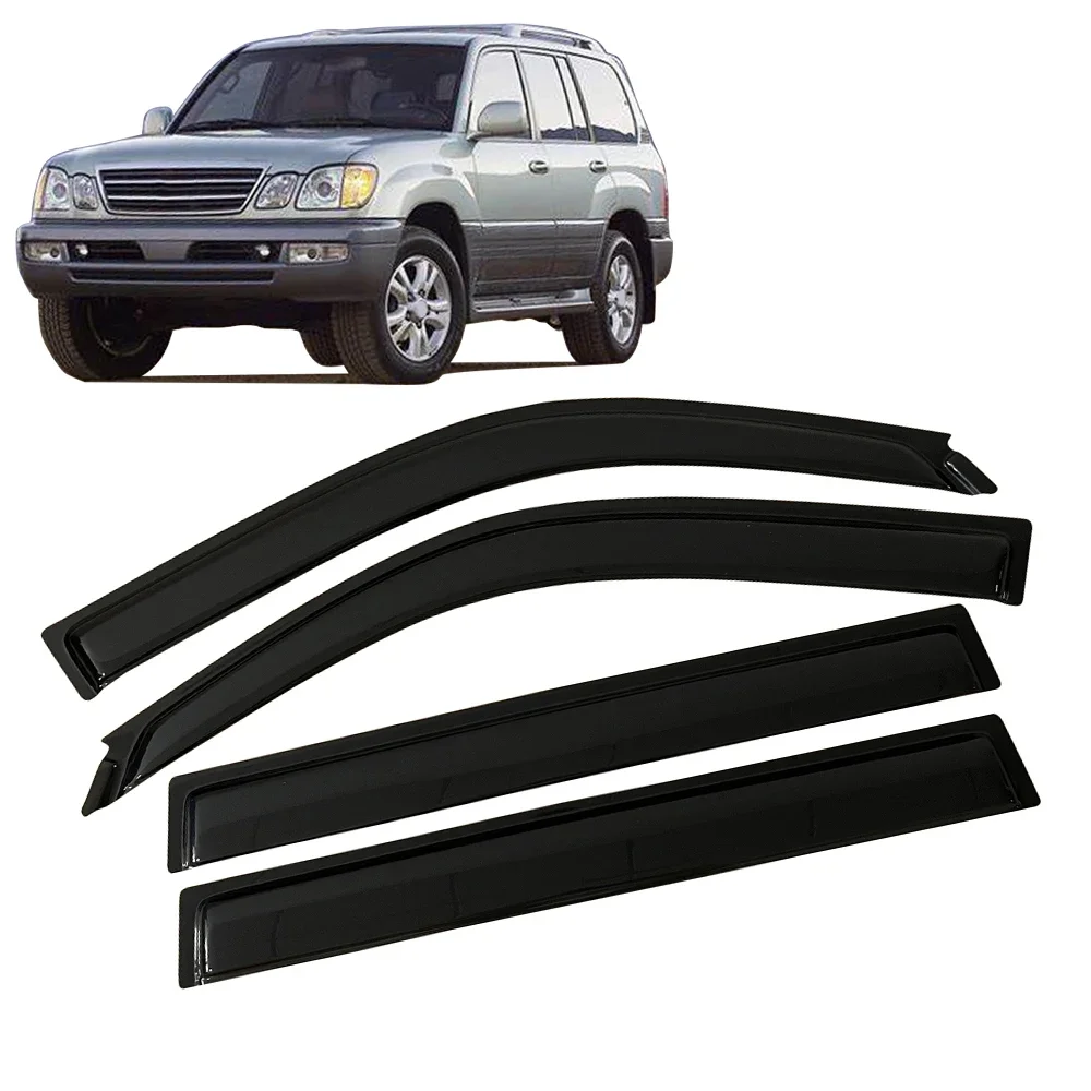 

Window Visor for LEXUS LX470 J100 1998 1999 2000 2001 2002 2003 2004 2005 2006 2007 Weathershied Door Visor Wind Sun Rain Guards