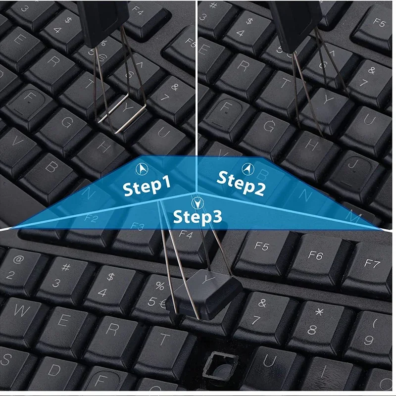 Steel Wire Removal Keycap Puller Tool For Keyboard