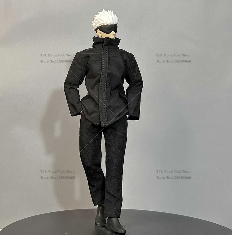 Ropa masculina a escala 1/12, Jujutsu Kaisen Gojo Satoru, hechicero más fuerte, Anime japonés para SHF, figura de acción de 6 pulgadas, juguetes de soldado
