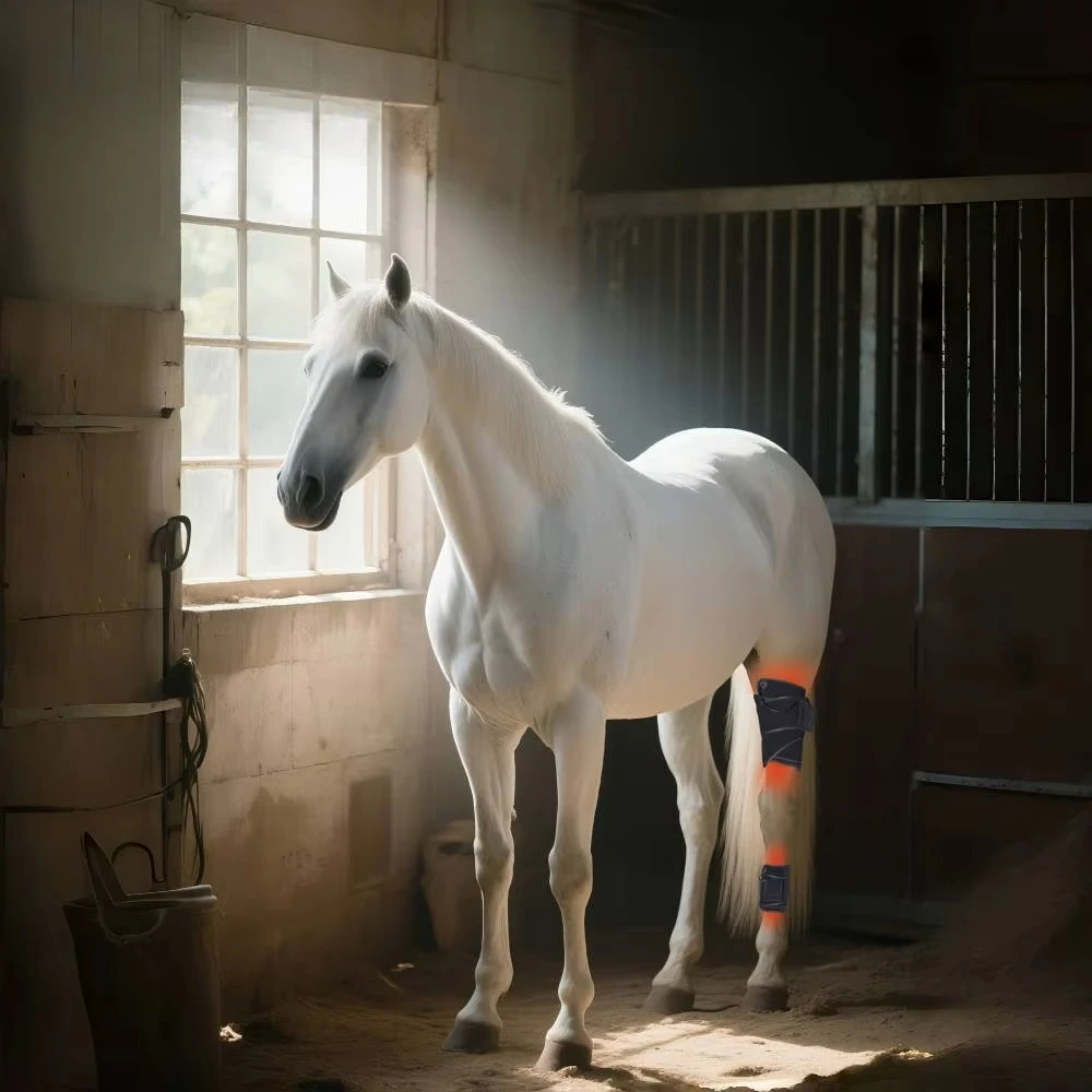 

Equestrian Red Light Infrared Light Treatment Horse Pain Relief Horse Racing Veterinary Equipment Used for Shank Cannon Bone